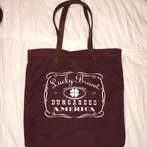 Lucky Brand canvas bag